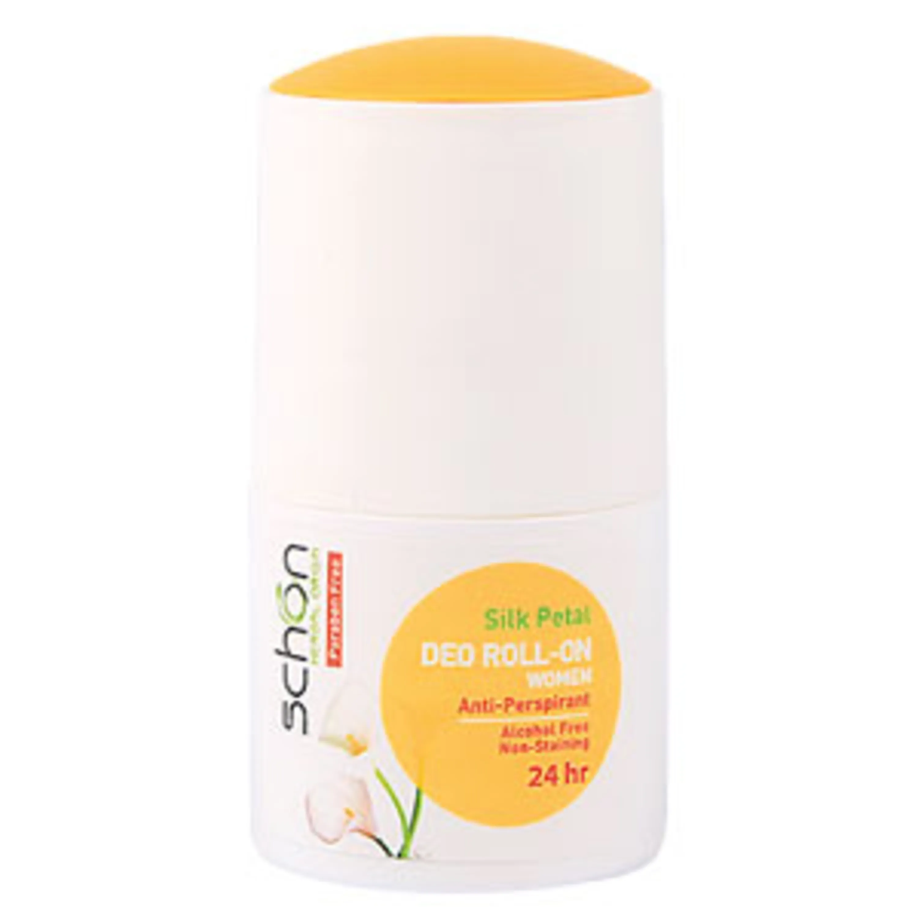 رول ضد تعریق زنانه شون مدل Silk Petal    Schon Silk Petal Roll-On Deodorant 60ml For Women